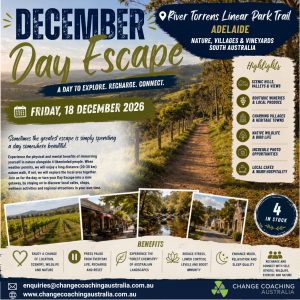18 DECEMBER 2026 DAY ESCAPE - ADELAIDE, SA
