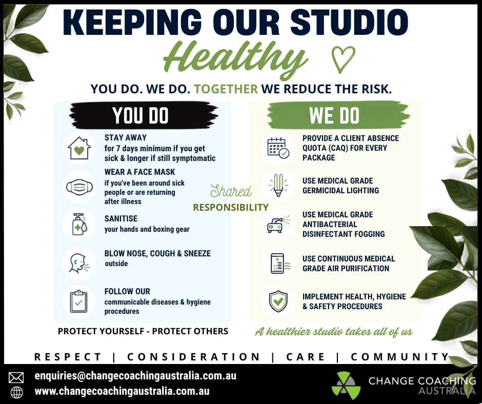 Keep our studio healthy